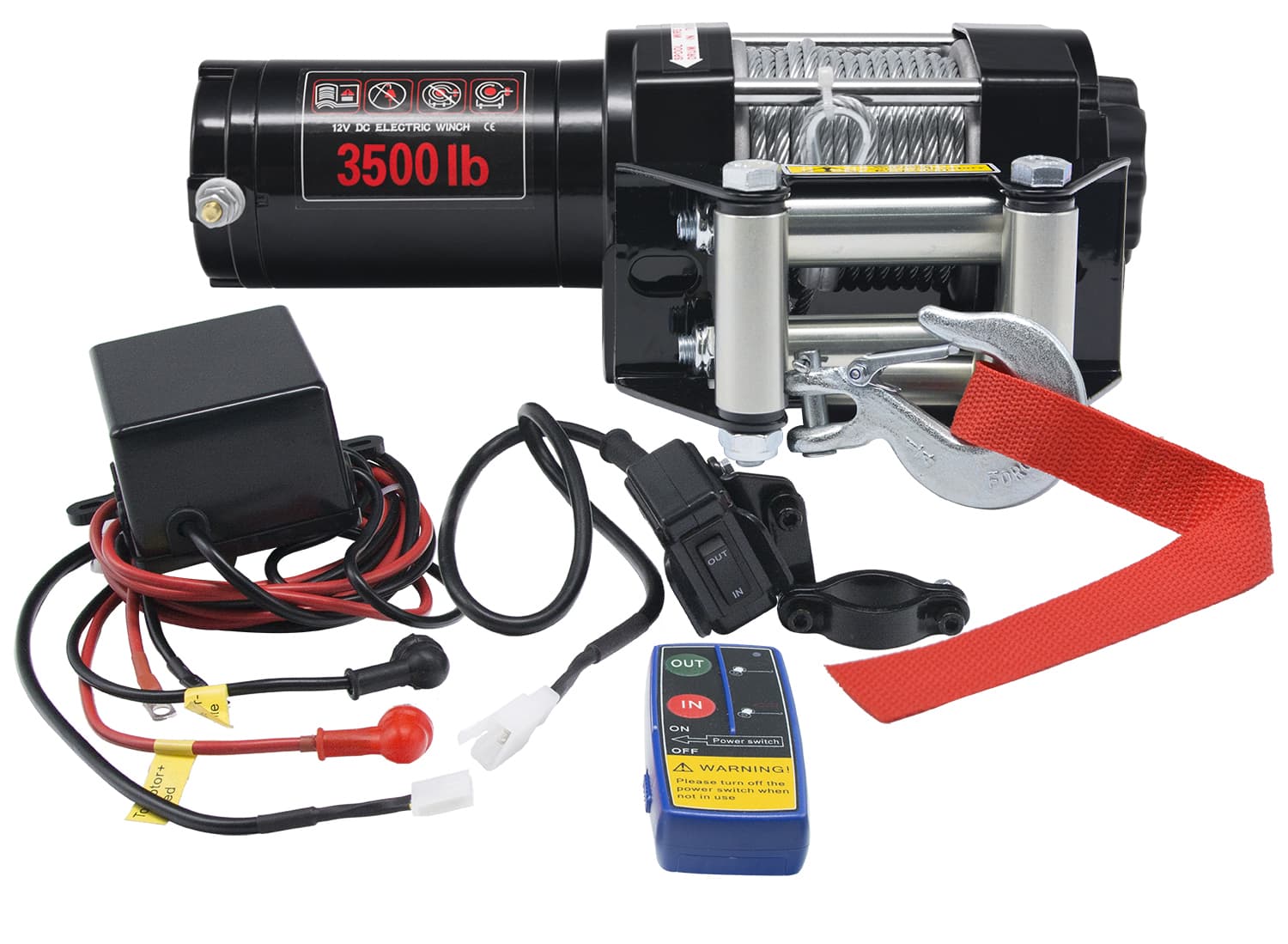 Wincher 3500Lb Cable de Acero 7