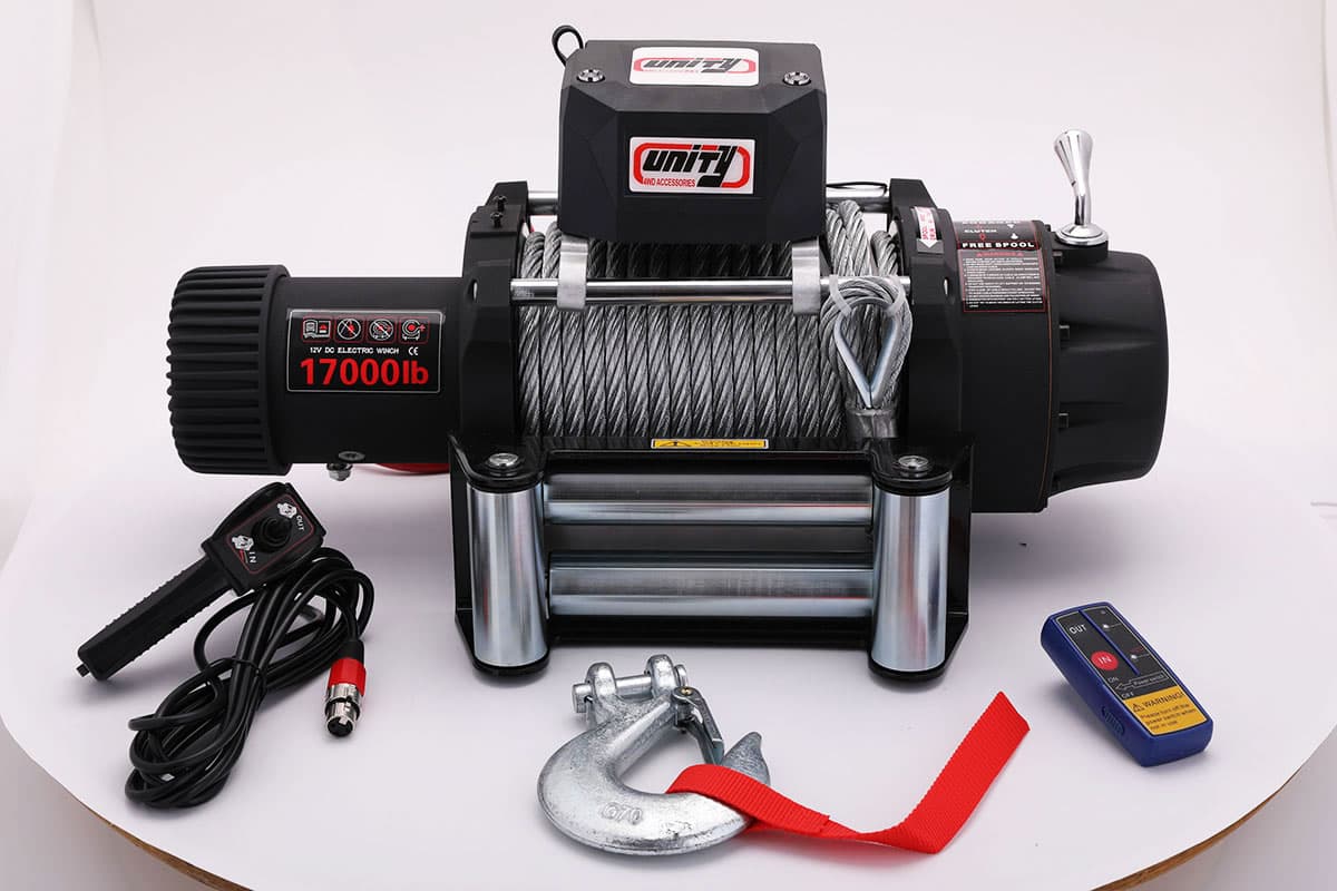 Wincher 17000Lb Cable de Acero 12V 2