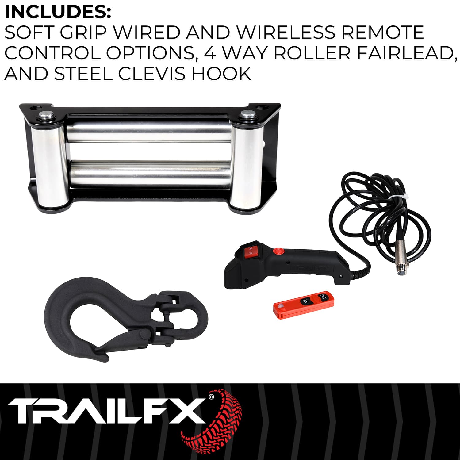 TrailFX Reflex 2.0 12,000 lb con Cable de Acero - WR212B 4