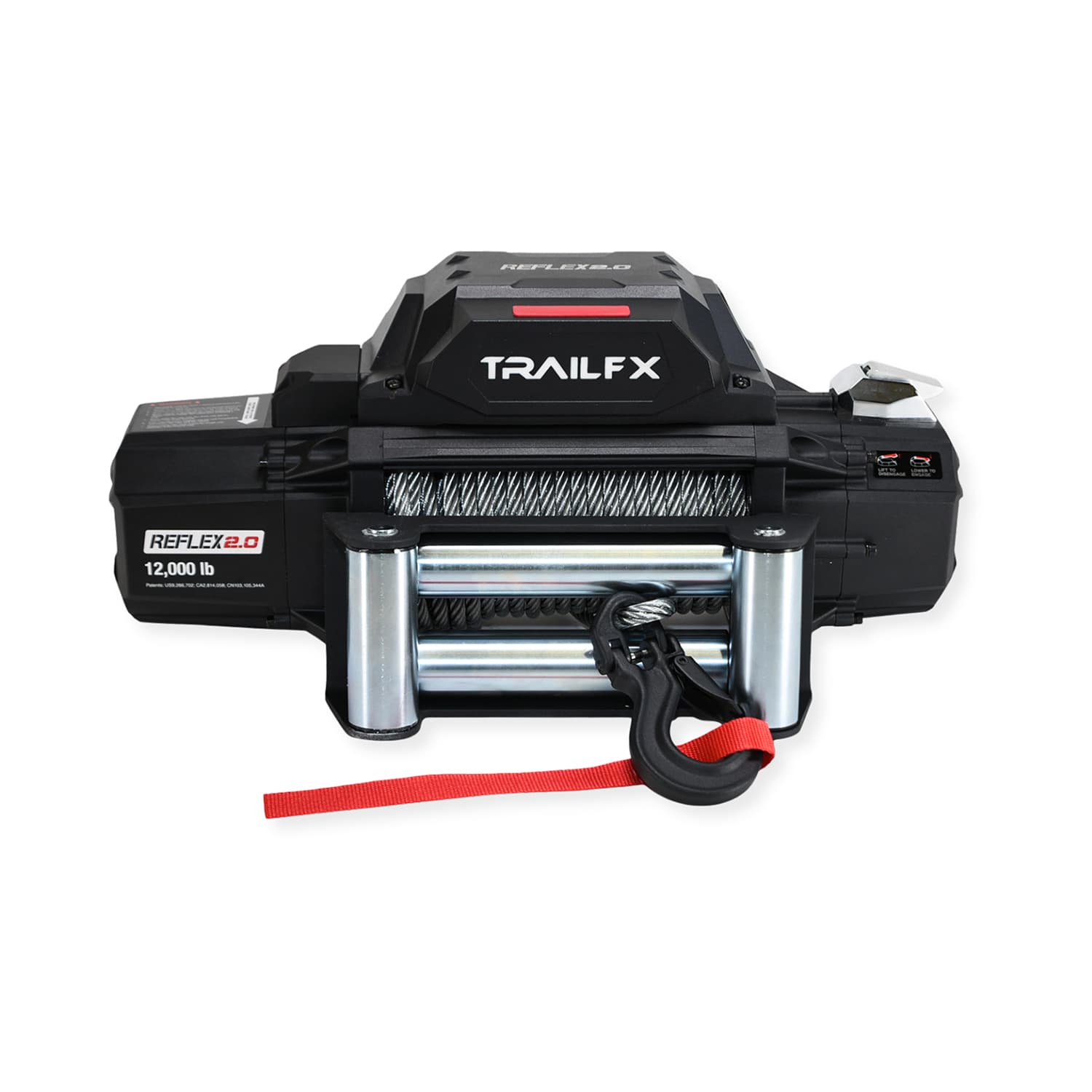 TrailFX Reflex 2.0 12,000 lb con Cable de Acero - WR212B
